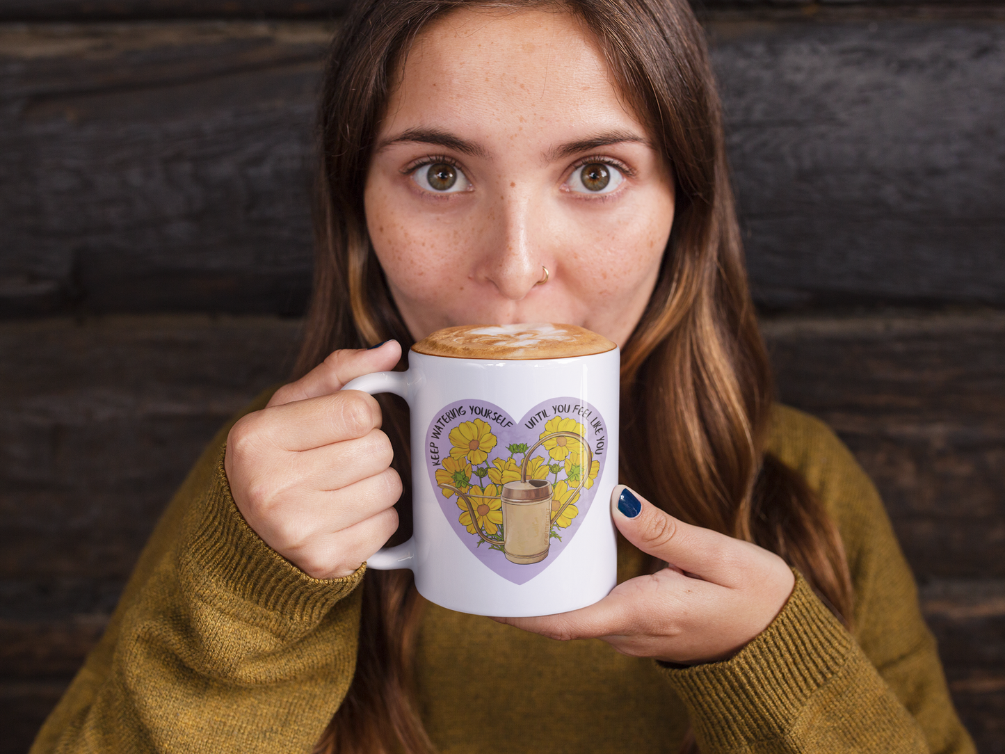 Keep Watering Yourself Until You Feel Like You: Mental Health Art
