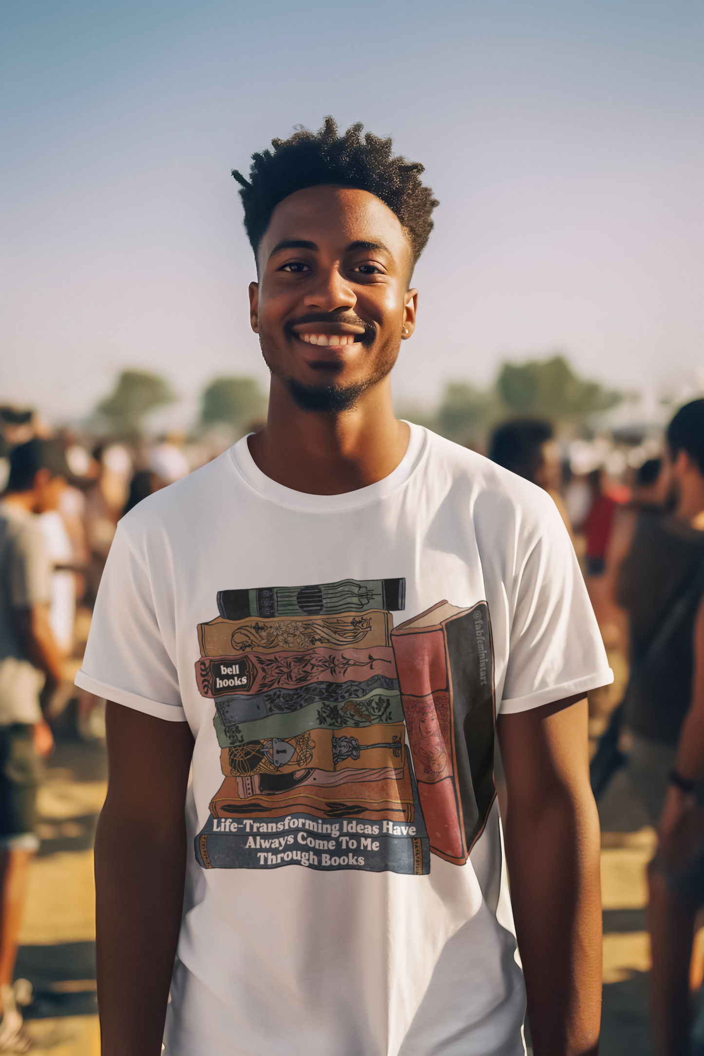 Life Transforming Ideas Have Always Come To Me Through Books, bell hooks: feminist shirt