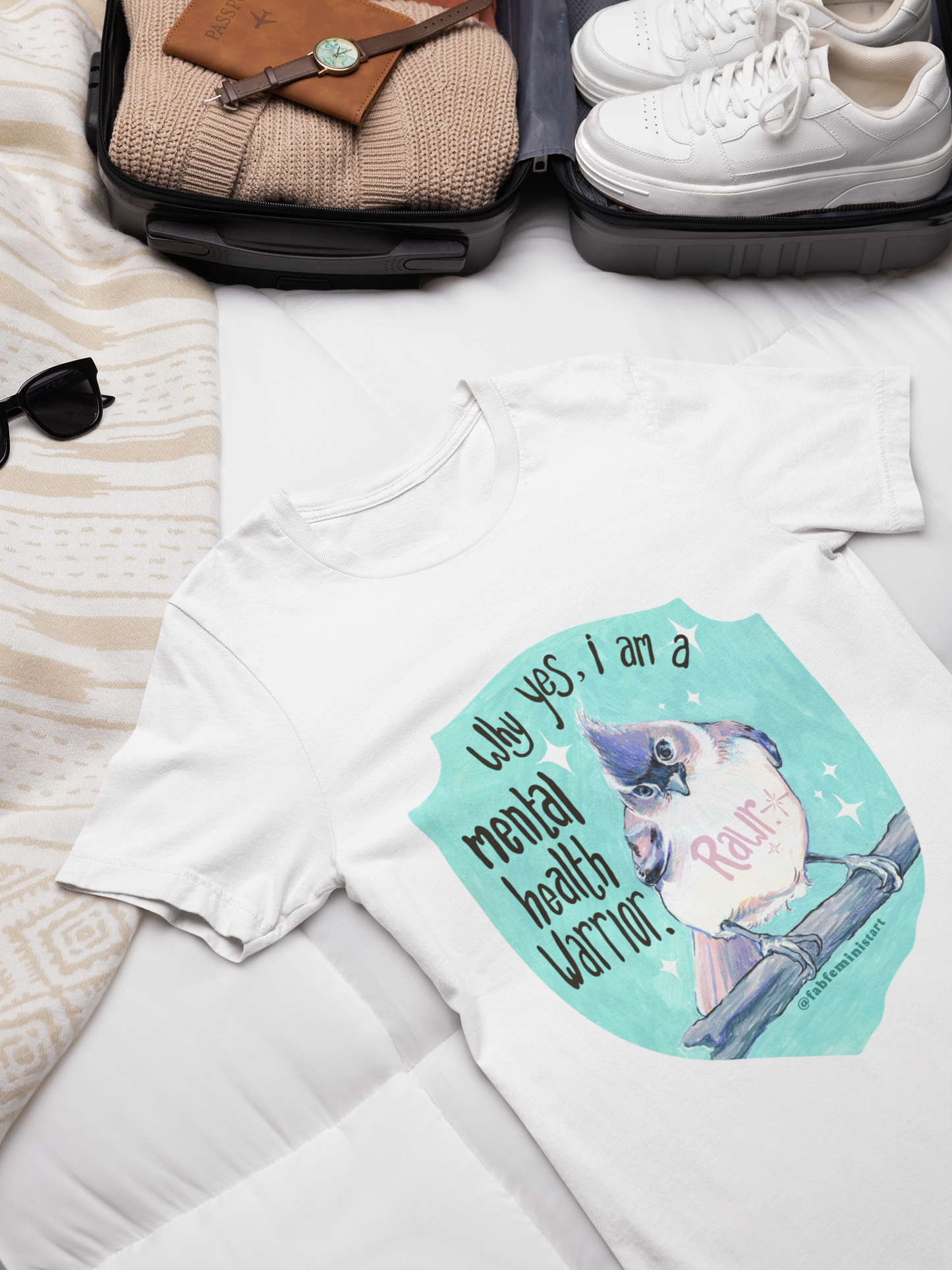 Why yes I am a mental health warrior rawr: Mental Health Shirt