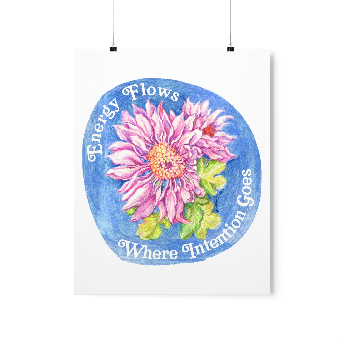 Energy Flows Where Intention Goes: Mental Health Print