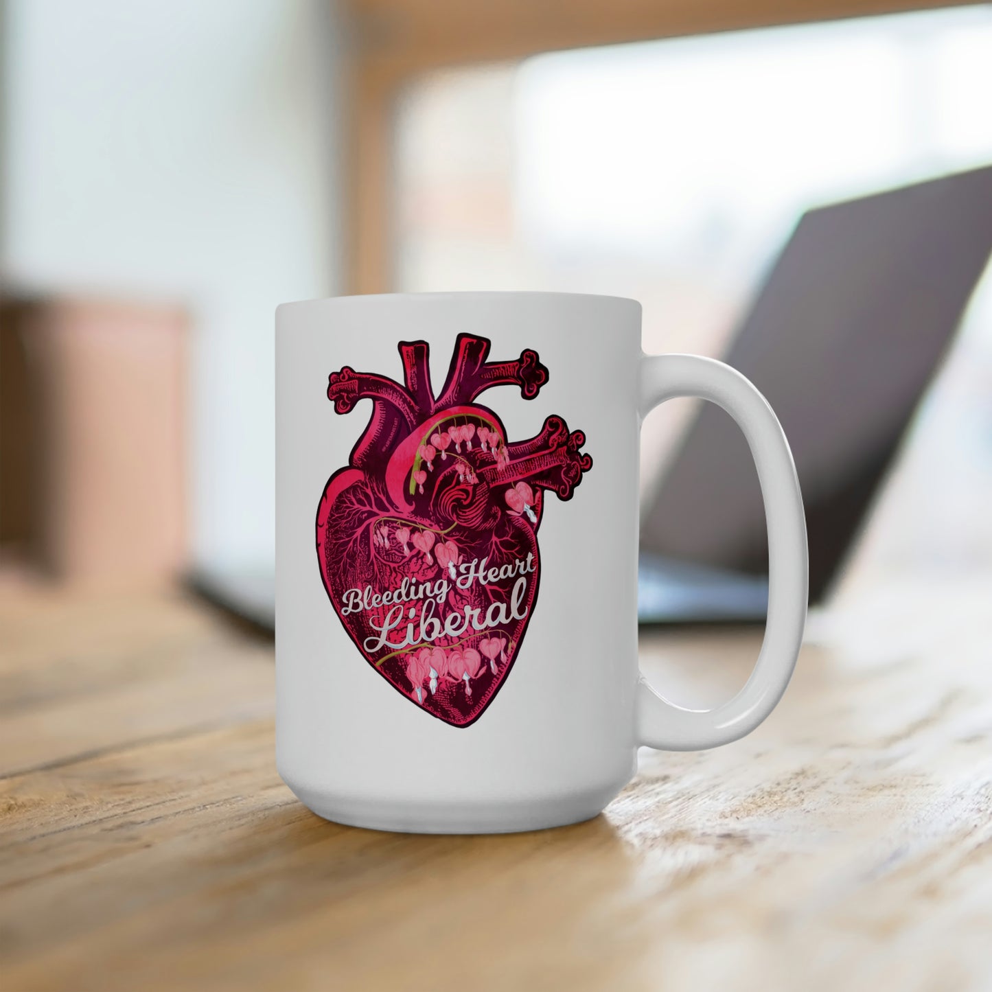 Bleeding Heart Liberal: Feminist Mug