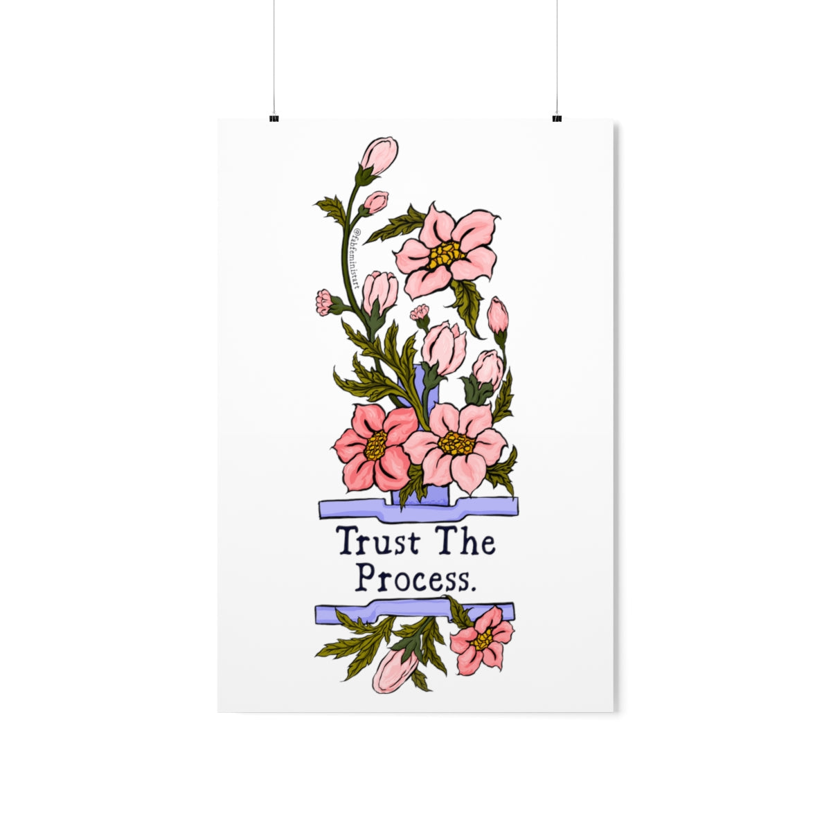Trust The Process: Mental Health Print