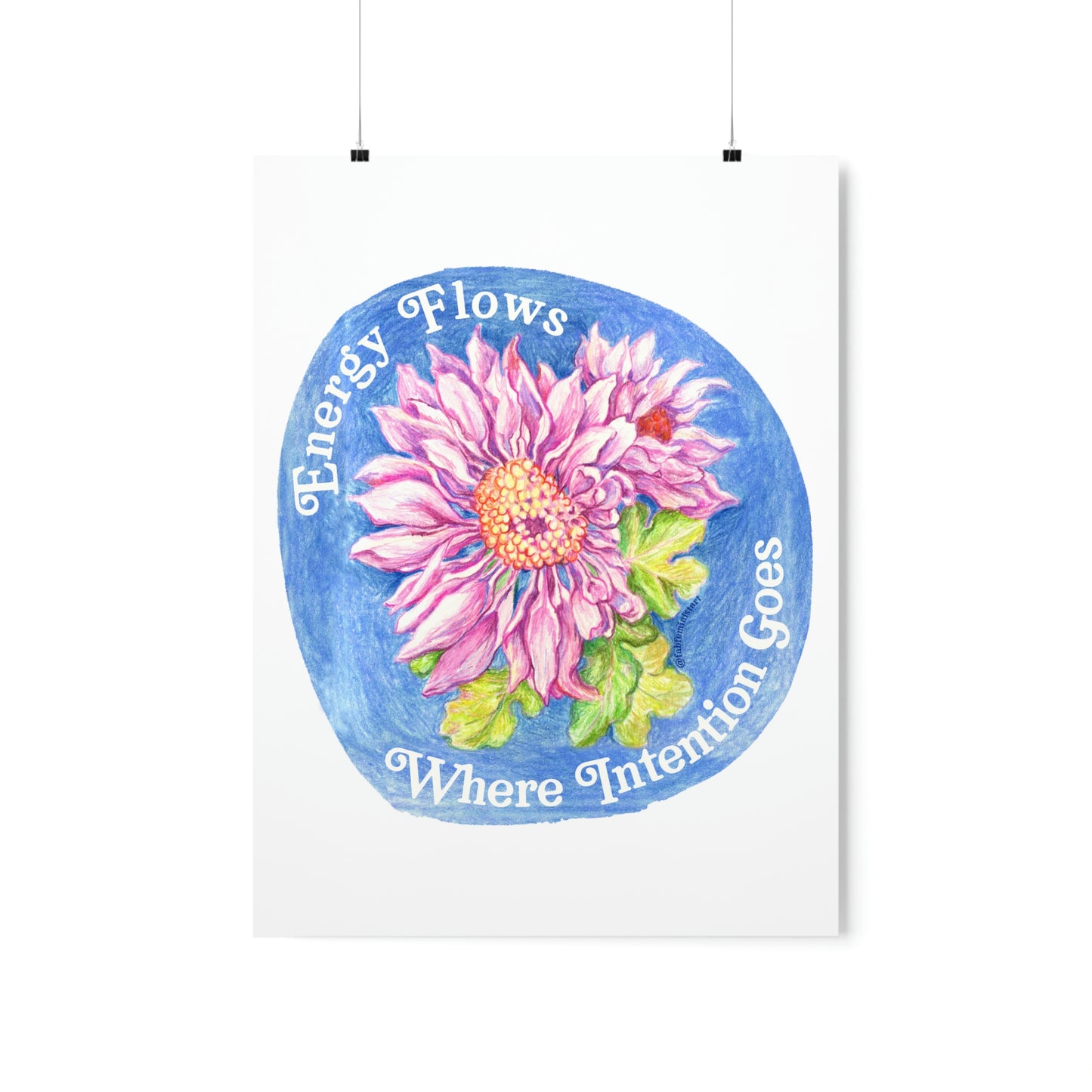 Energy Flows Where Intention Goes: Mental Health Print