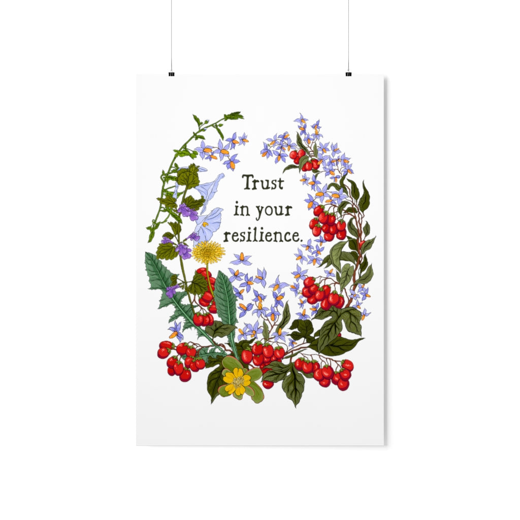 Trust In Your Resilience: Self Care Print