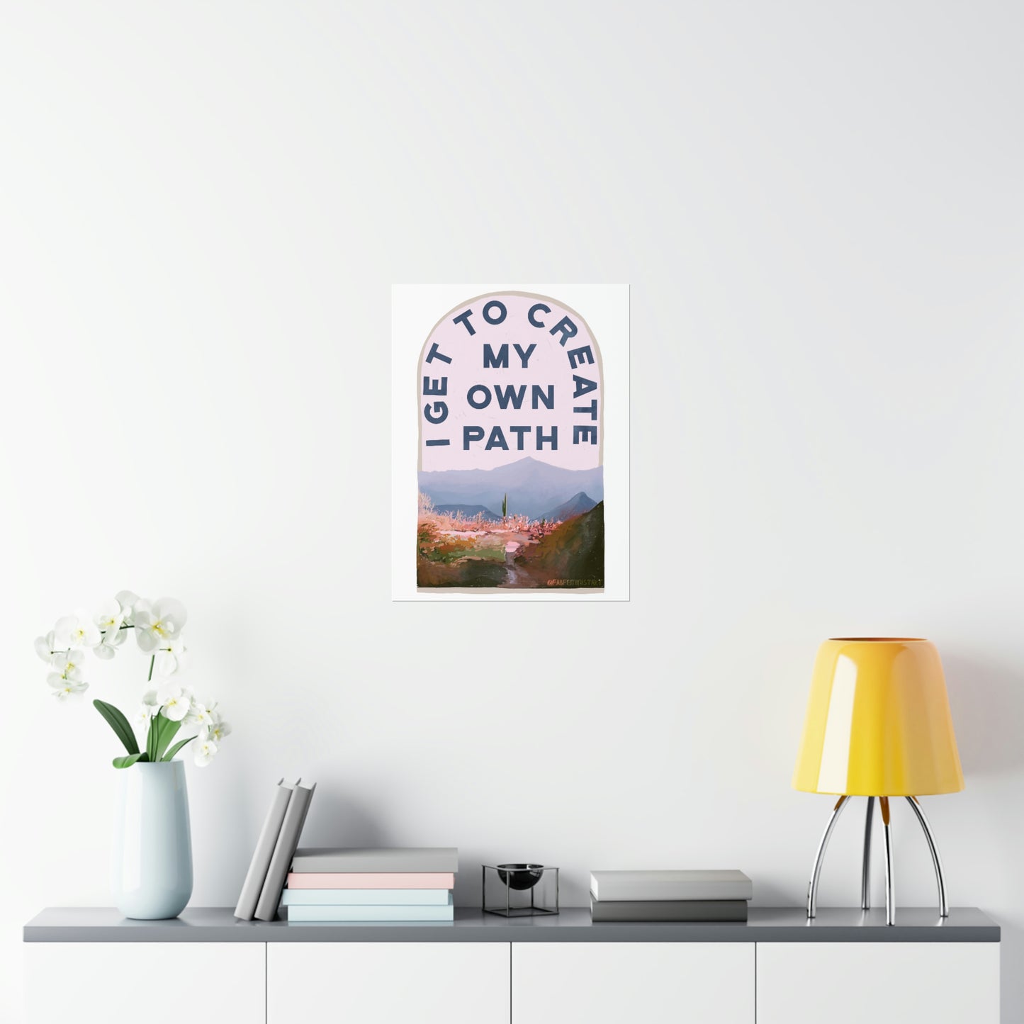 I Get To Create My Own Path: Self Care Print