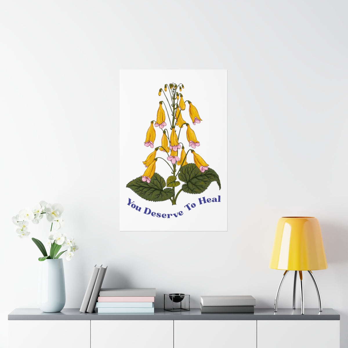 You Deserve To Heal: Mental Health Print