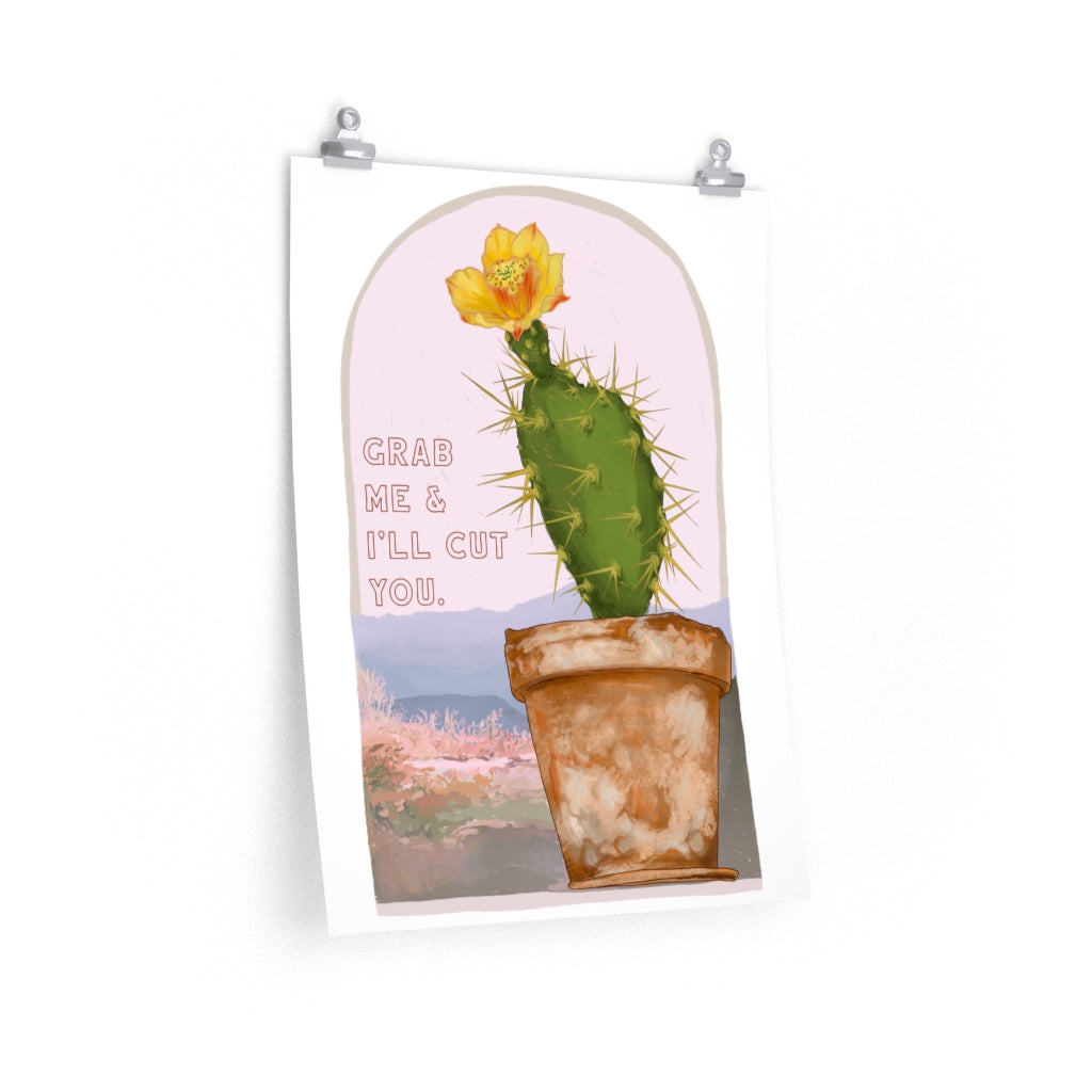 Grab Me And I'll Cut You: Feminist Print