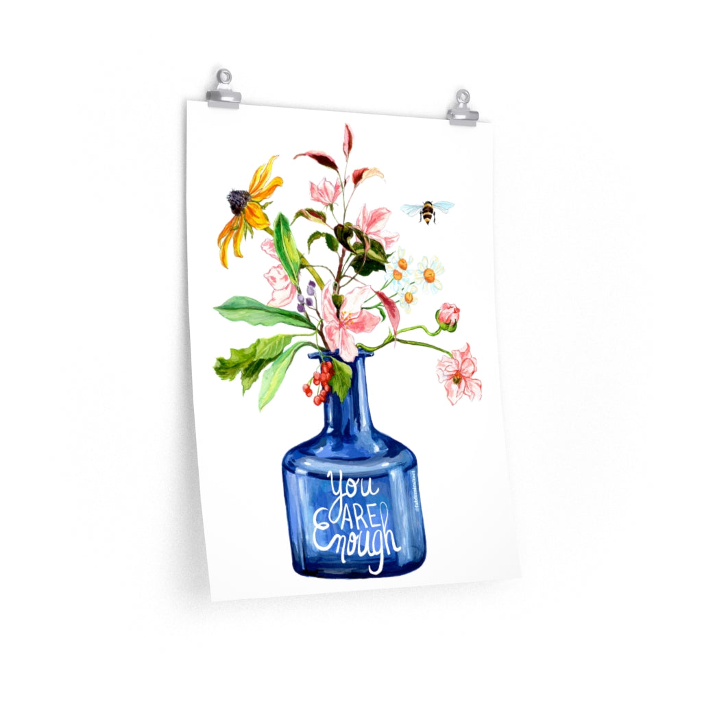 You Are Enough: Mental Health Print