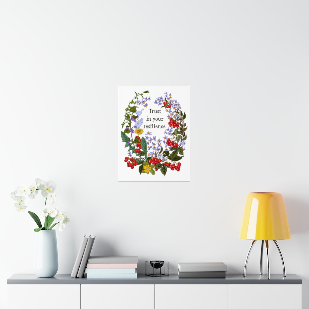 Trust In Your Resilience: Self Care Print
