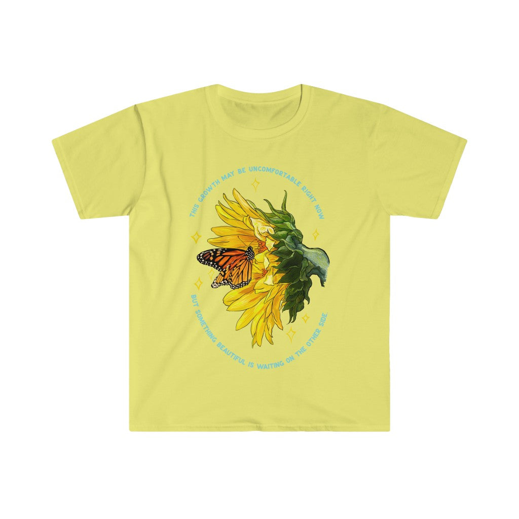 This Growth May Be Uncomfortable But Something Beautiful Is Waiting: Mental Health Shirt