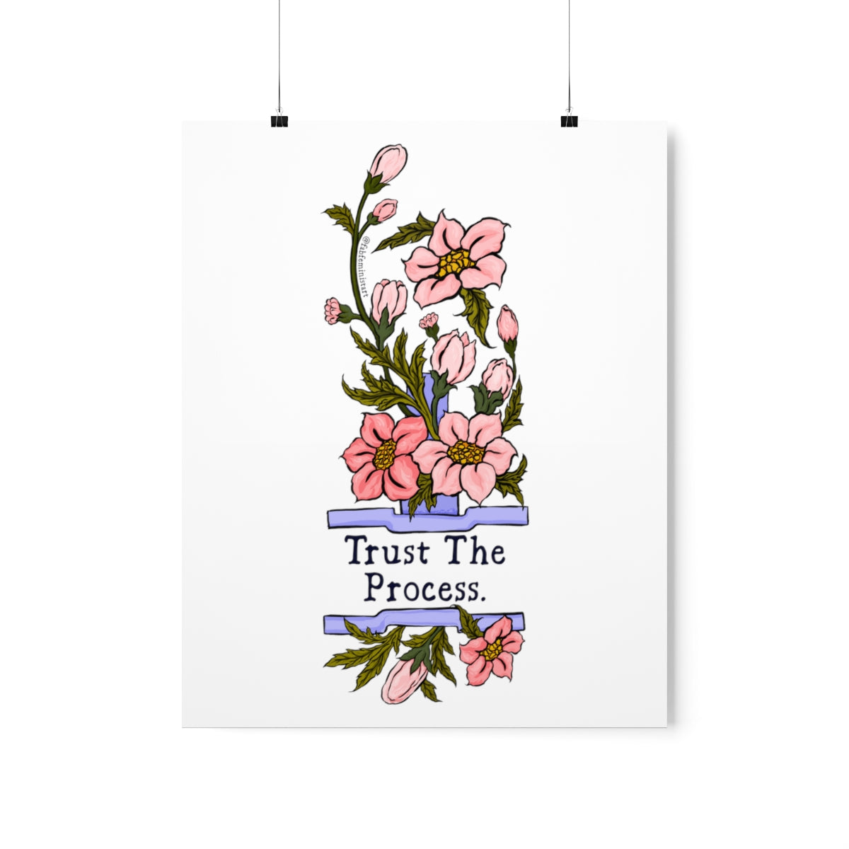 Trust The Process: Mental Health Print