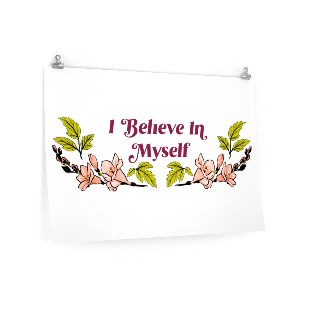 I Believe In Myself: Mental Health Print