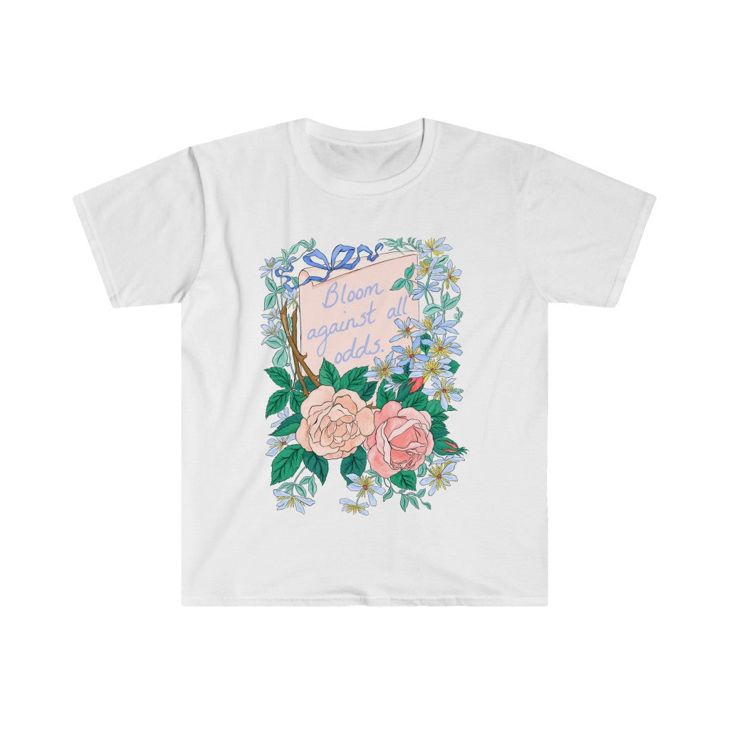 Bloom Against All Odds: Self Care Shirt