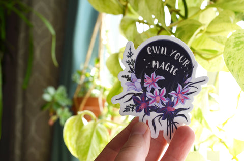 Own Your Magic: Witch Sticker