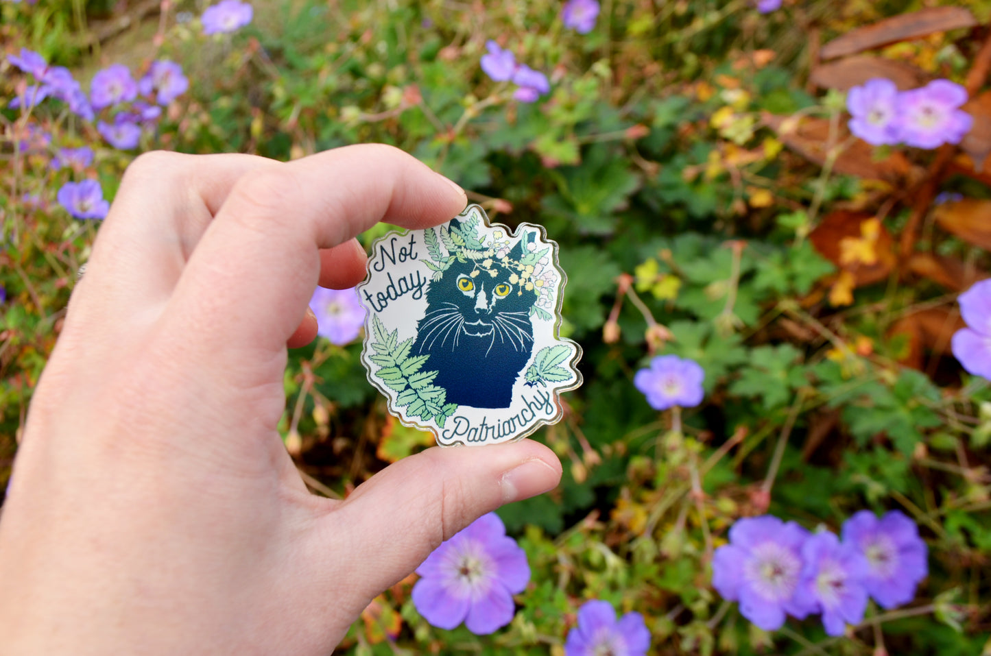 Not Today Patriarchy: Acrylic Pin