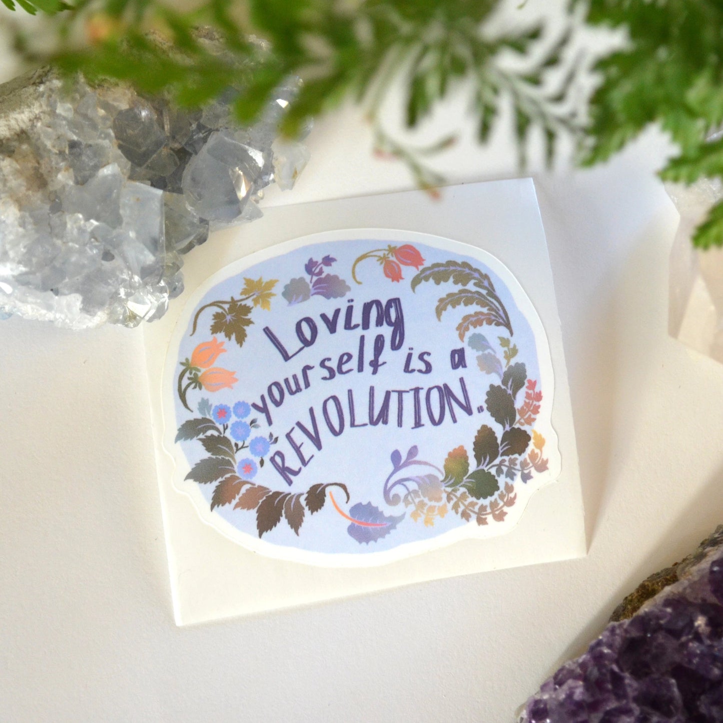 Loving Yourself Is A Radical Act: Self Care Laptop Sticker