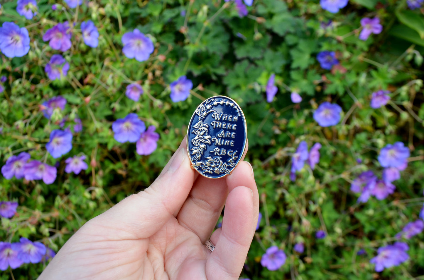 When There Are Nine, Ruth Bader Ginsburg: Enamel Pin