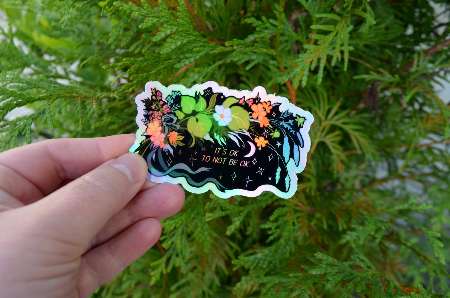 It's Ok To Not Be Ok: Self Care Laptop Sticker