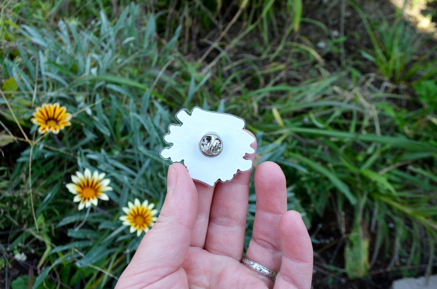 Grow Through What You Go Through: Acrylic Pin