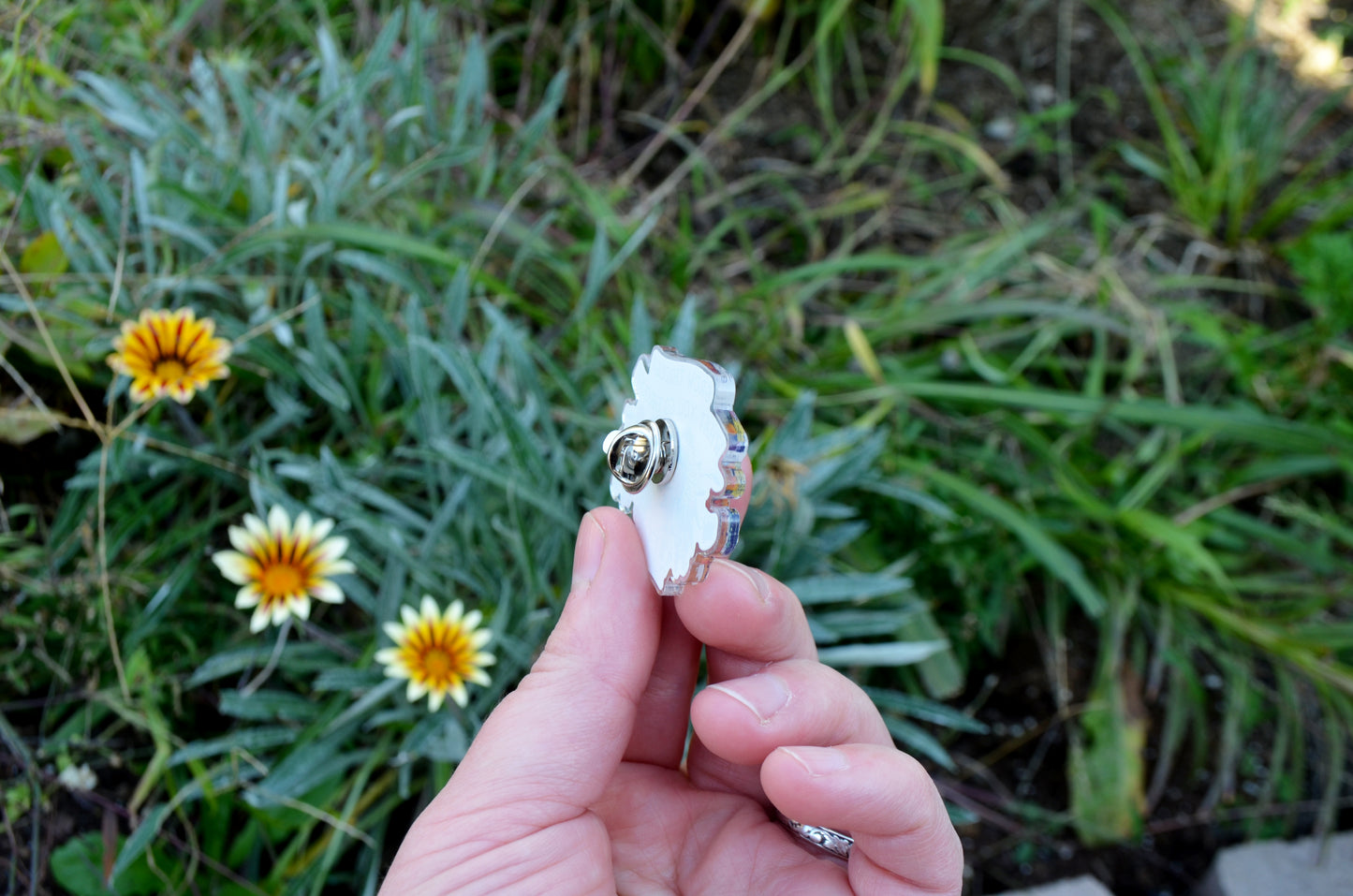 Grow Through What You Go Through: Acrylic Pin