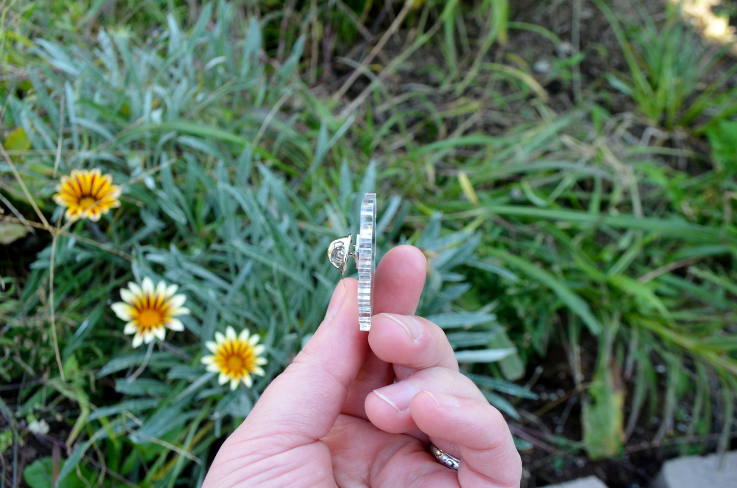 Grow Through What You Go Through: Acrylic Pin
