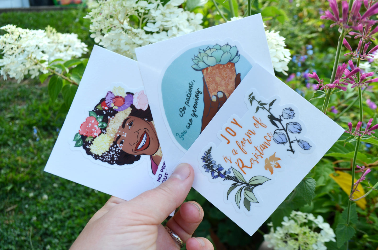 Be Patient You Are Growing: Self Care Laptop Sticker