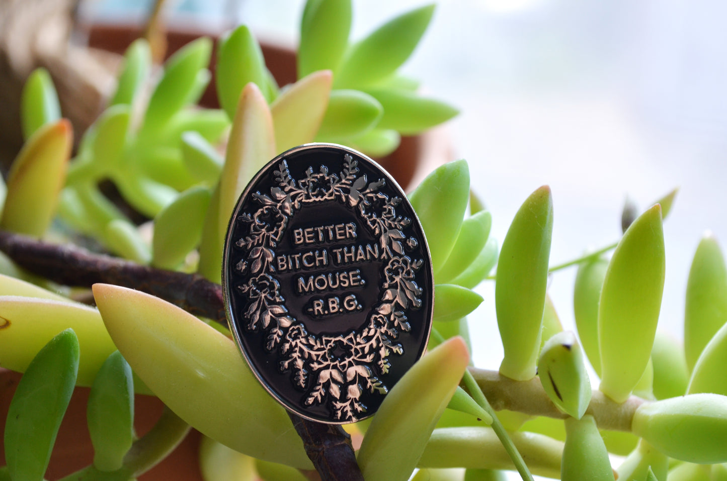 Better Bitch Than Mouse, Ruth Bader Ginsburg: Enamel Pin