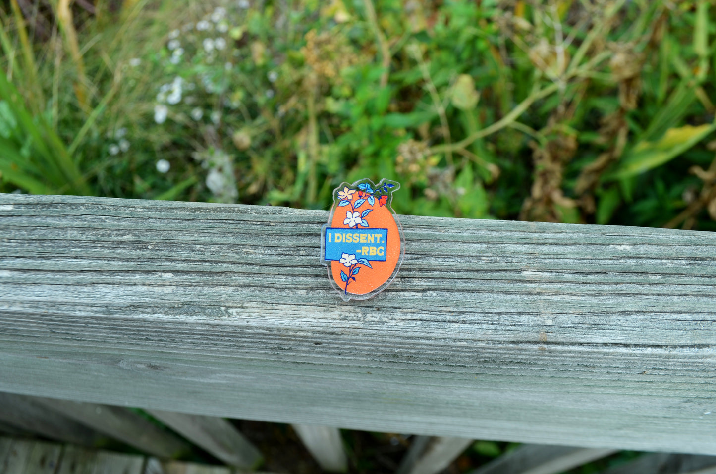 I Dissent, Ruth Bader Ginsburg: Acrylic Pin