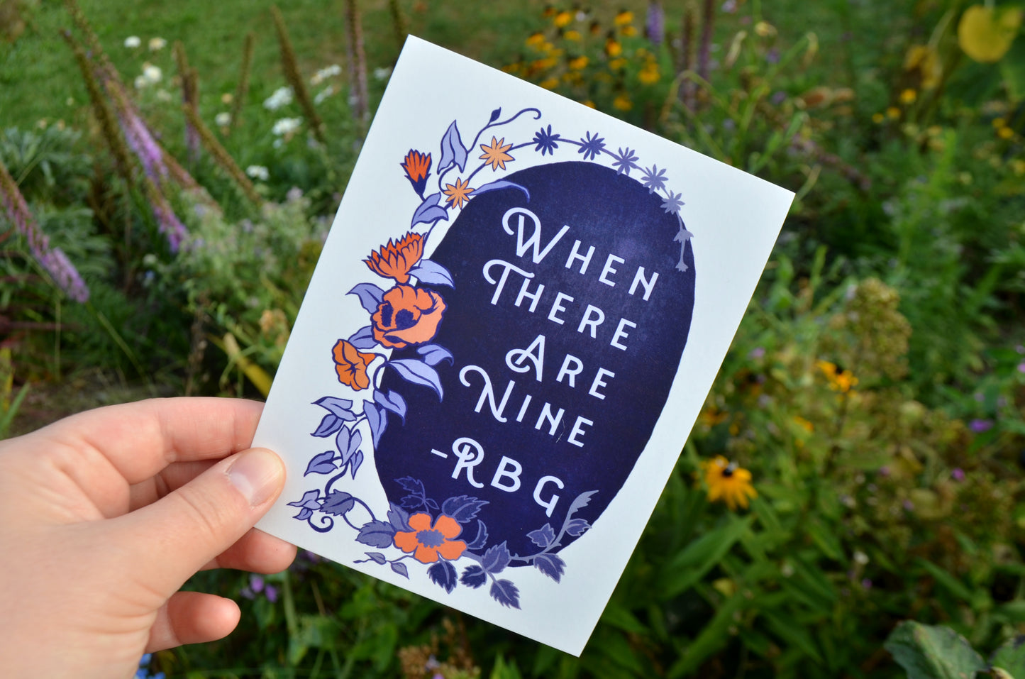 When There Are Nine, Ruth Bader Ginsburg: 4.2x5.5 Print