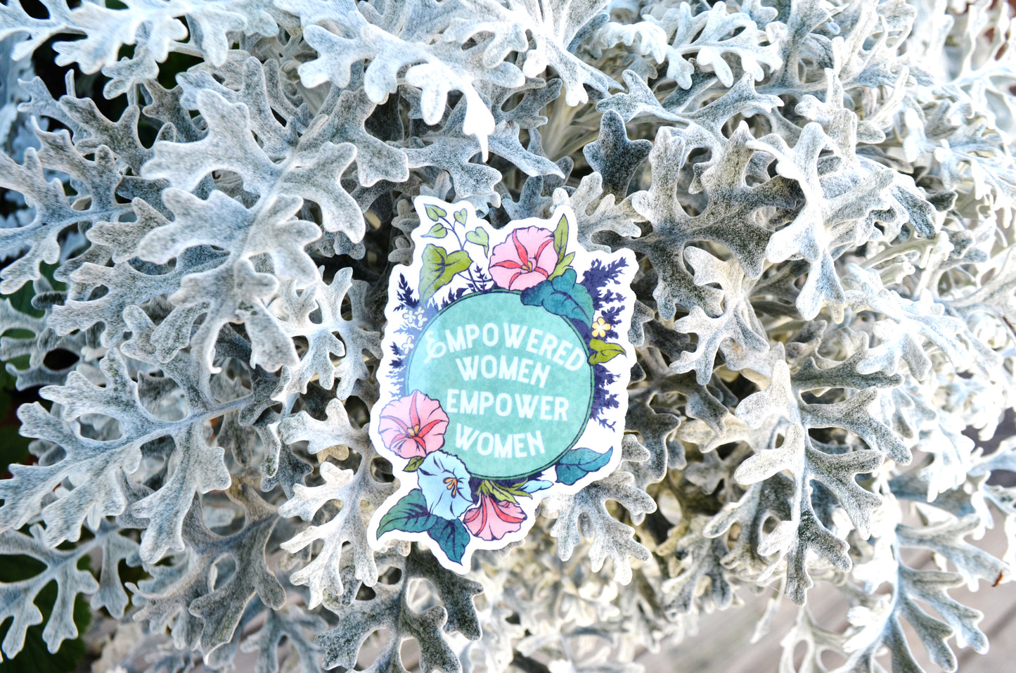 Empowered Women Empower Women: Feminist Laptop Sticker