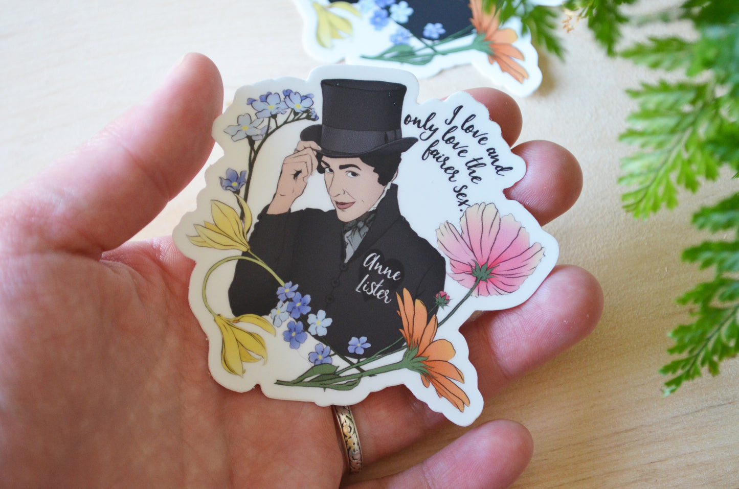 I Love And Only Love The Fairer Sex, Anne Lister: Gentleman Jack Sticker