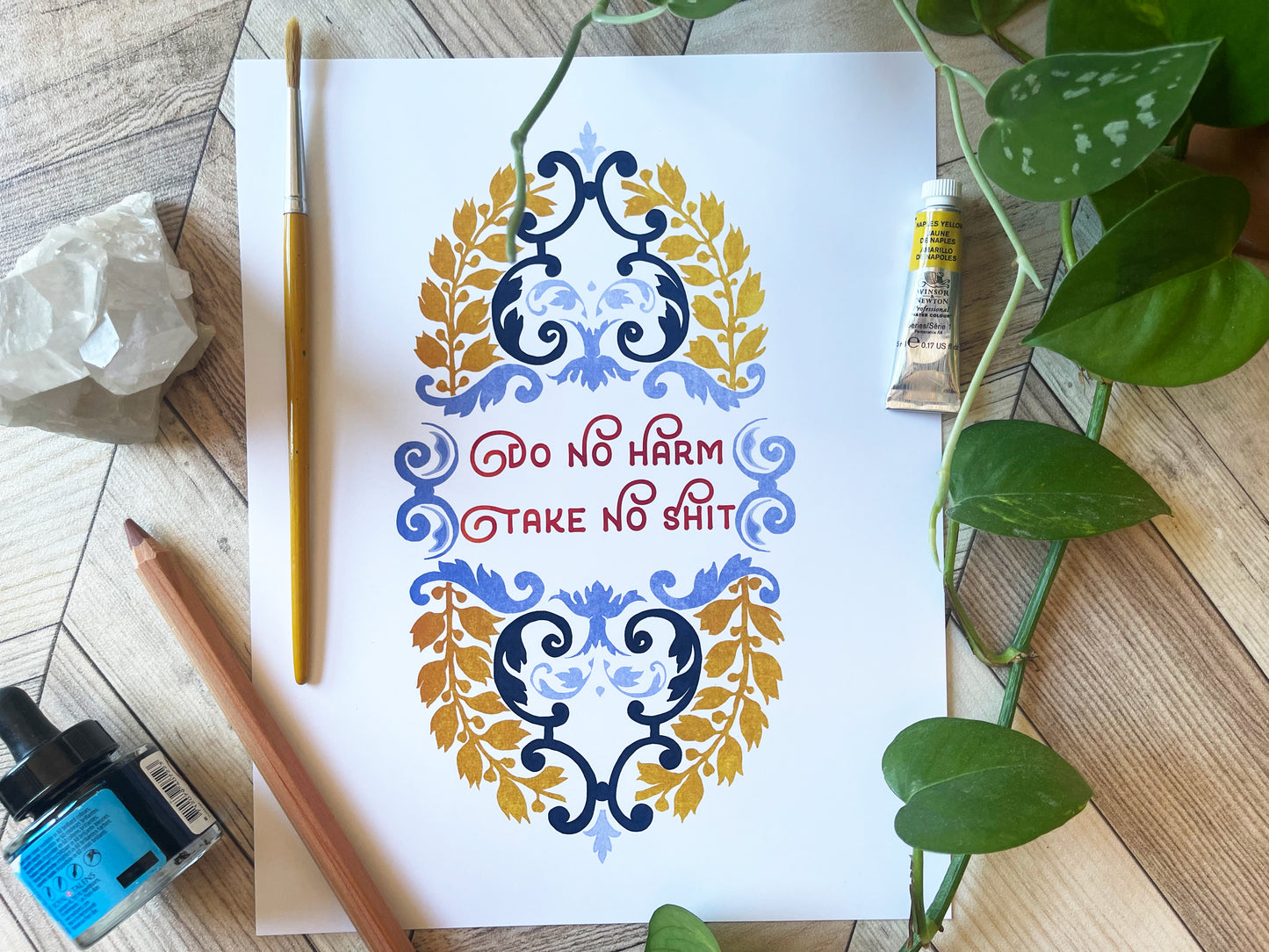 Do No Harm But Take No Shit: Self Care Print