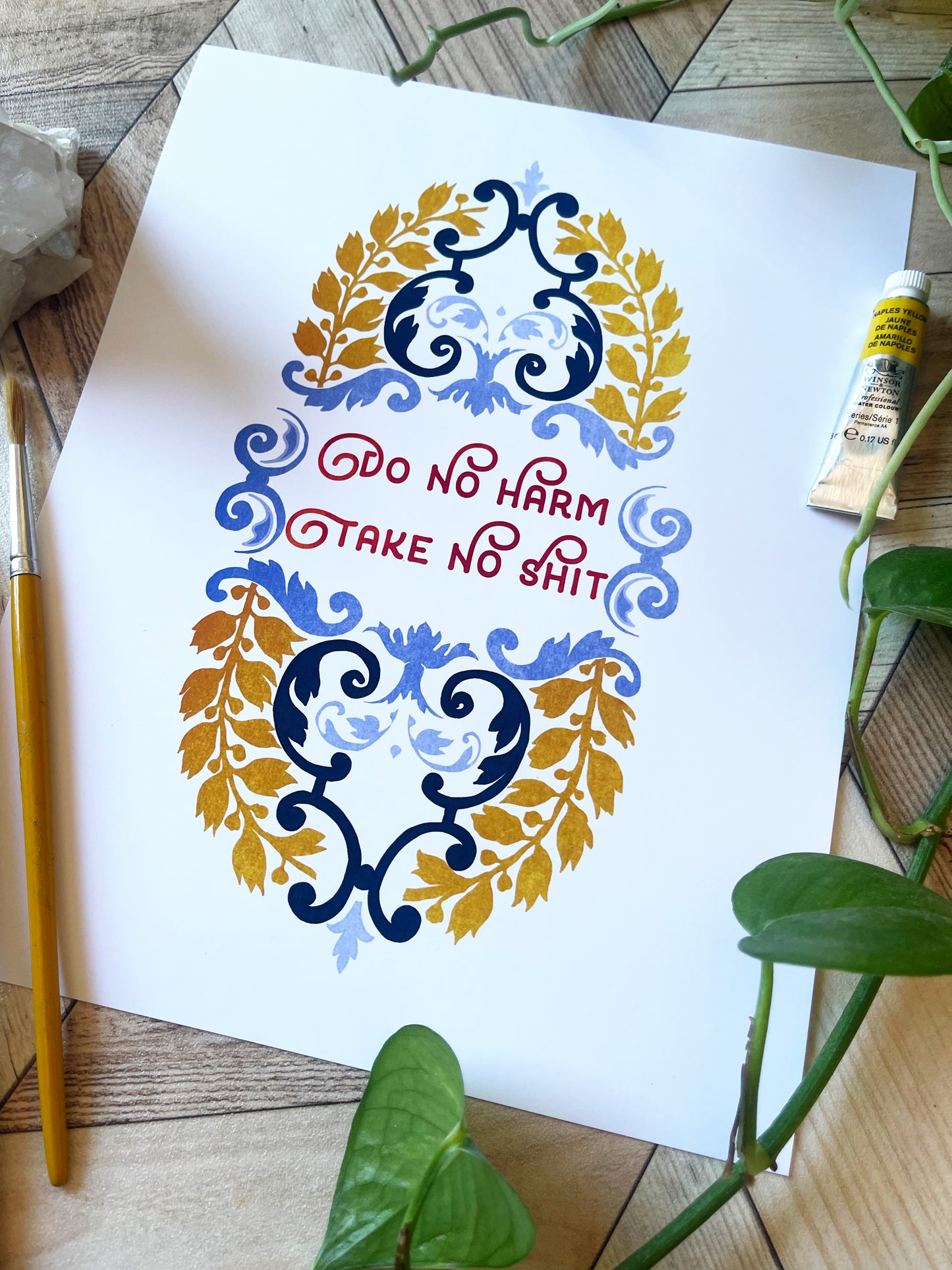 Do No Harm But Take No Shit: Self Care Print