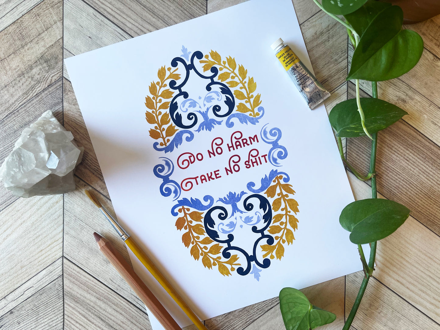 Do No Harm But Take No Shit: Self Care Print