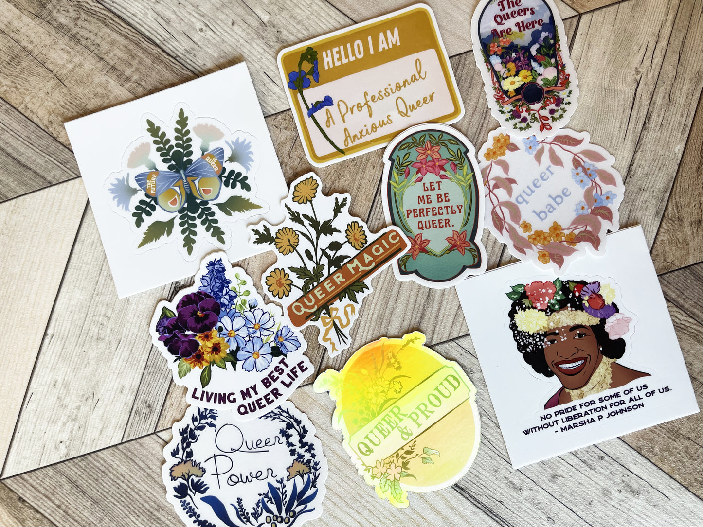 Large Queer Magic sticker pack: Lgbtq Stickers