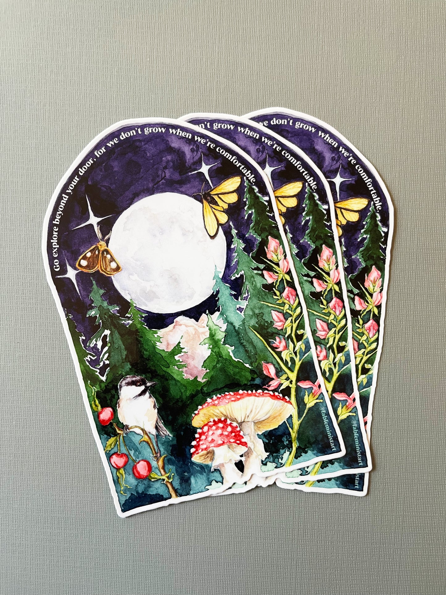 Go Explore Beyond Your Door: Feminist Sticker