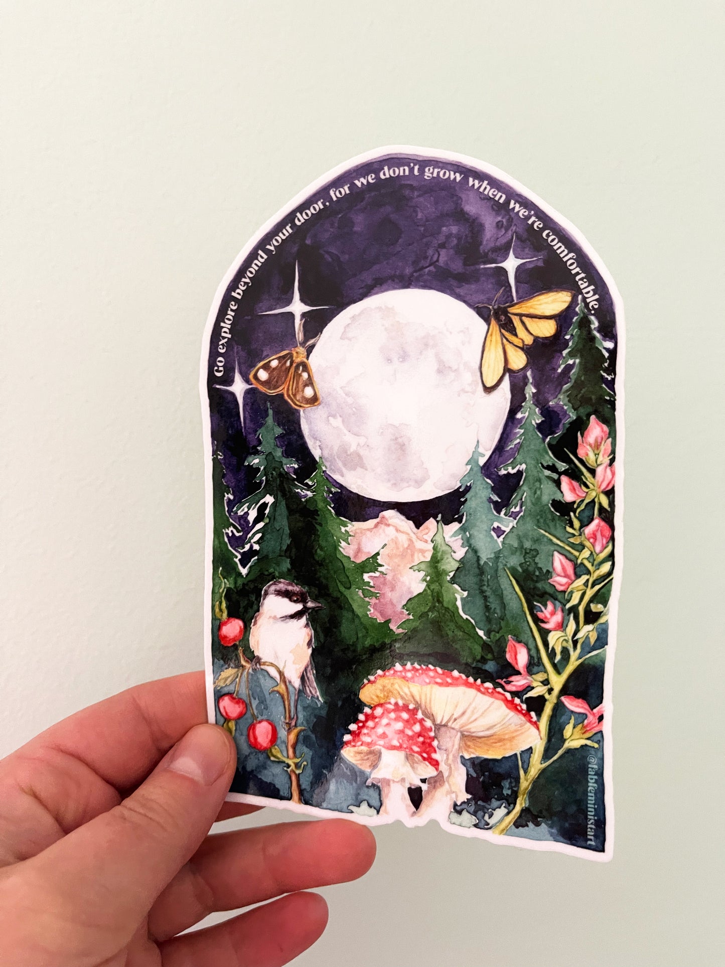 Go Explore Beyond Your Door: Feminist Sticker