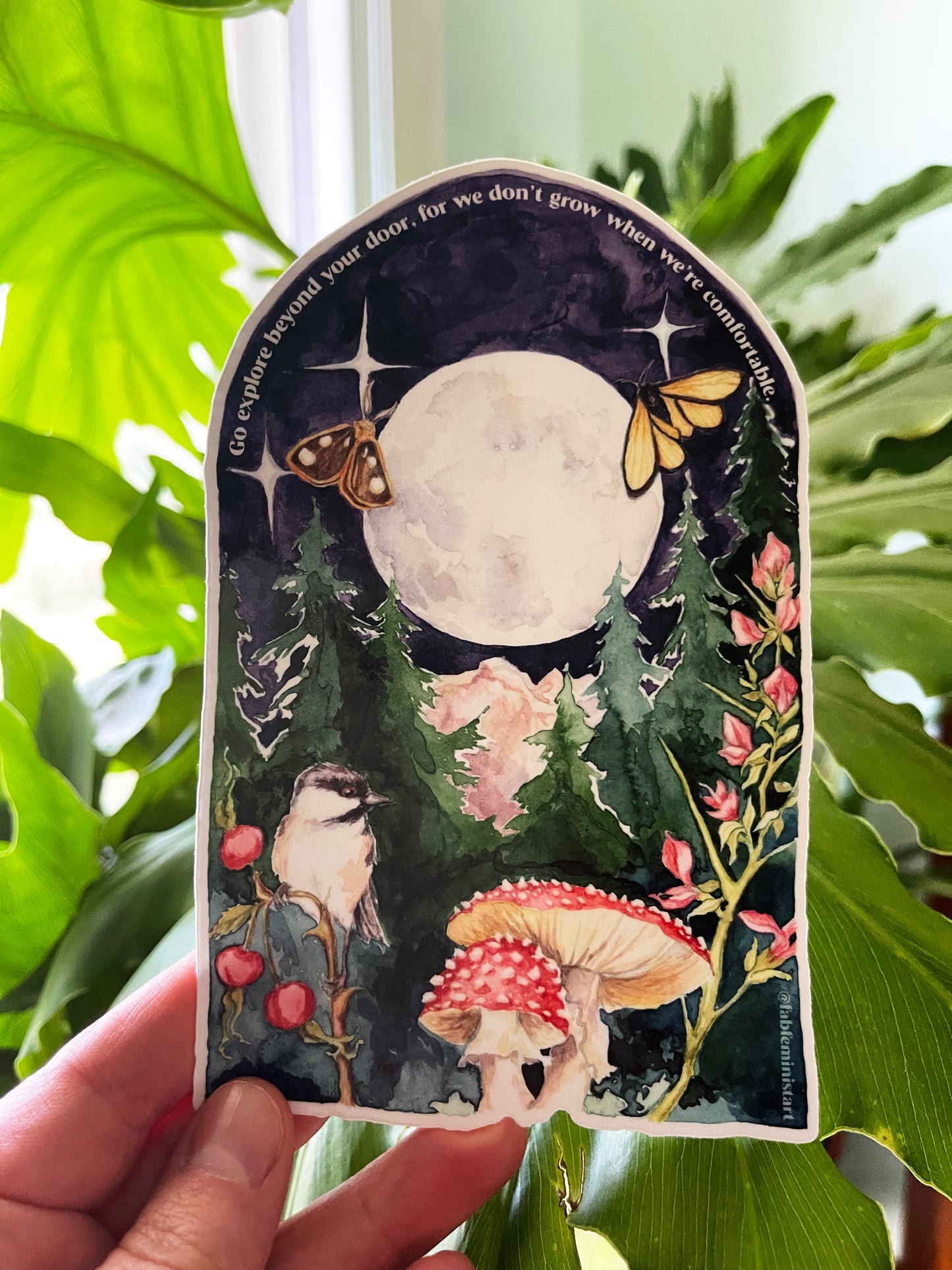 Go Explore Beyond Your Door: Feminist Sticker