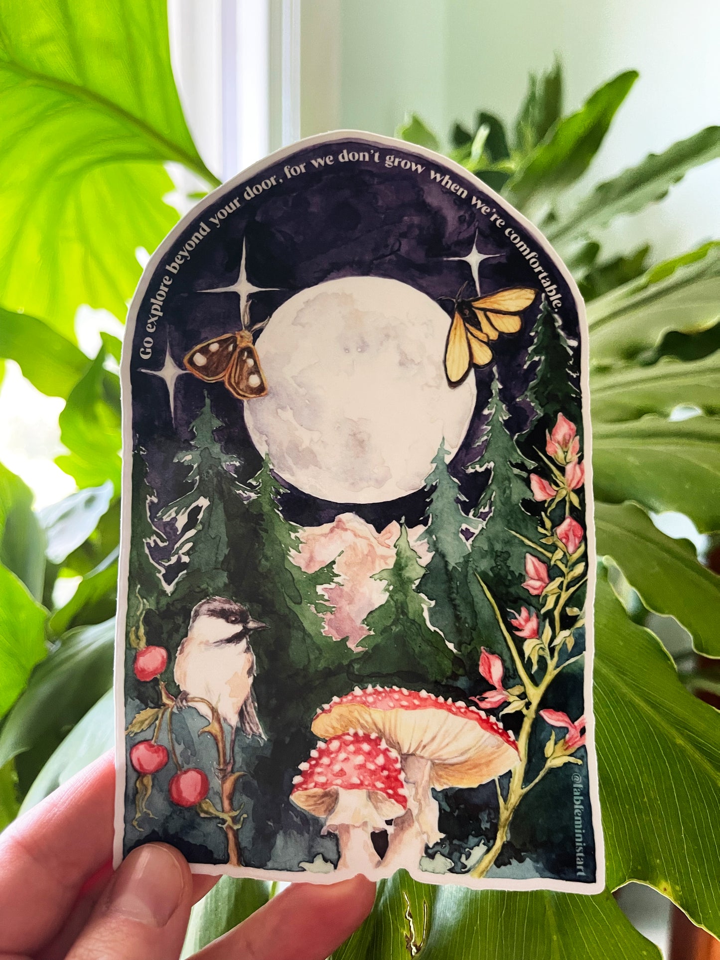 Go Explore Beyond Your Door: Feminist Sticker