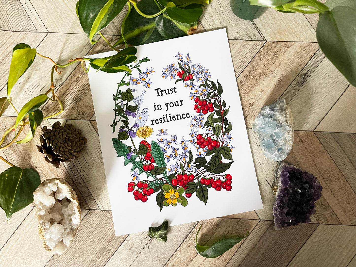 Trust In Your Resilience: Self Care Print