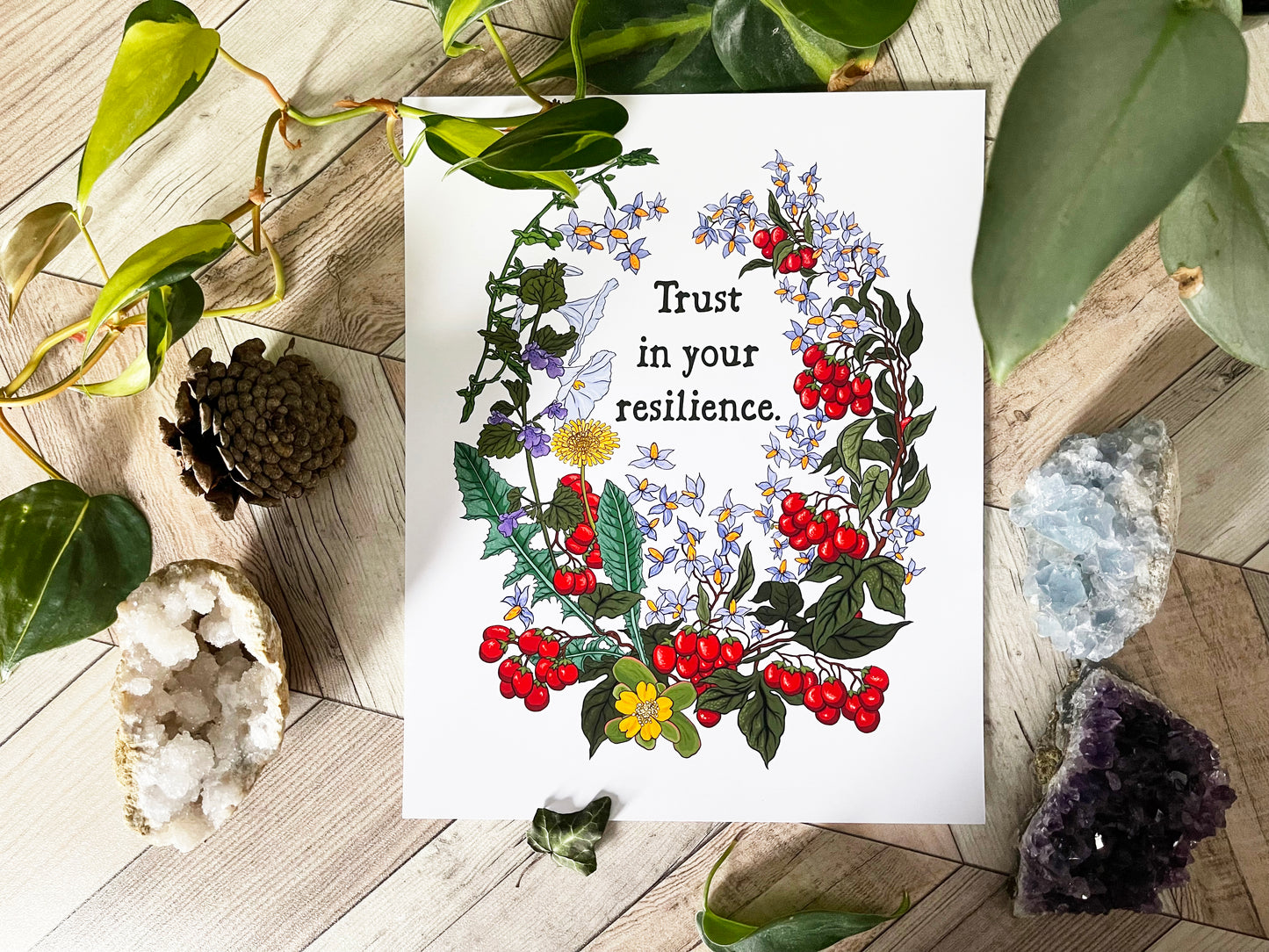 Trust In Your Resilience: Self Care Print