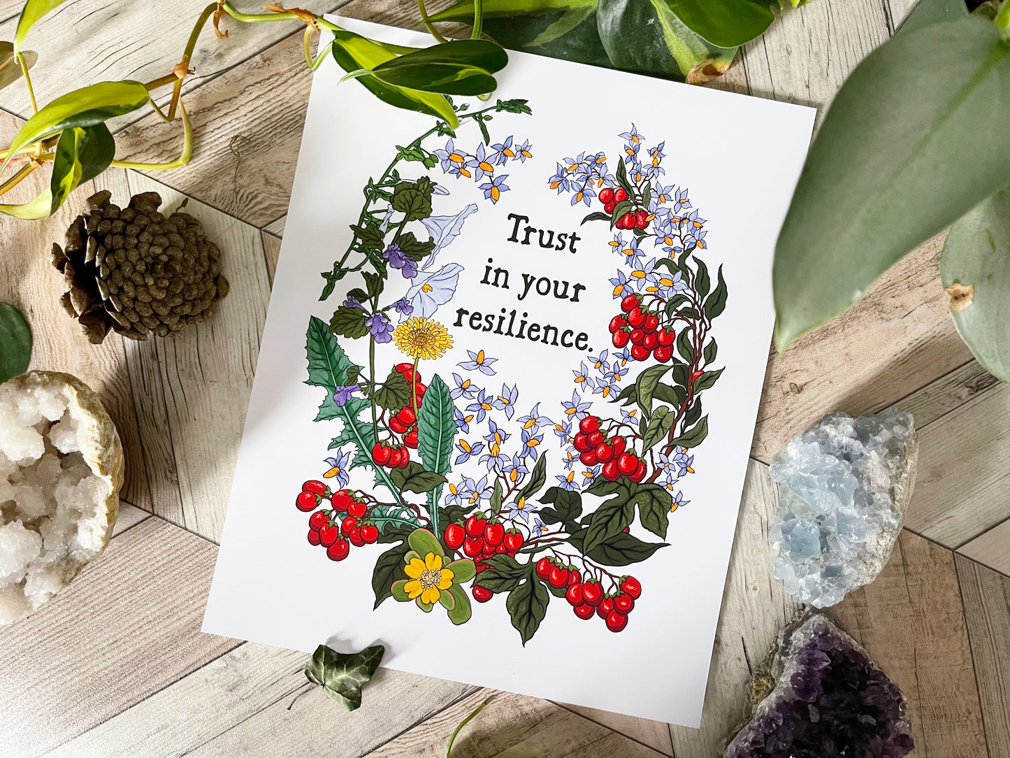 Trust In Your Resilience: Self Care Print