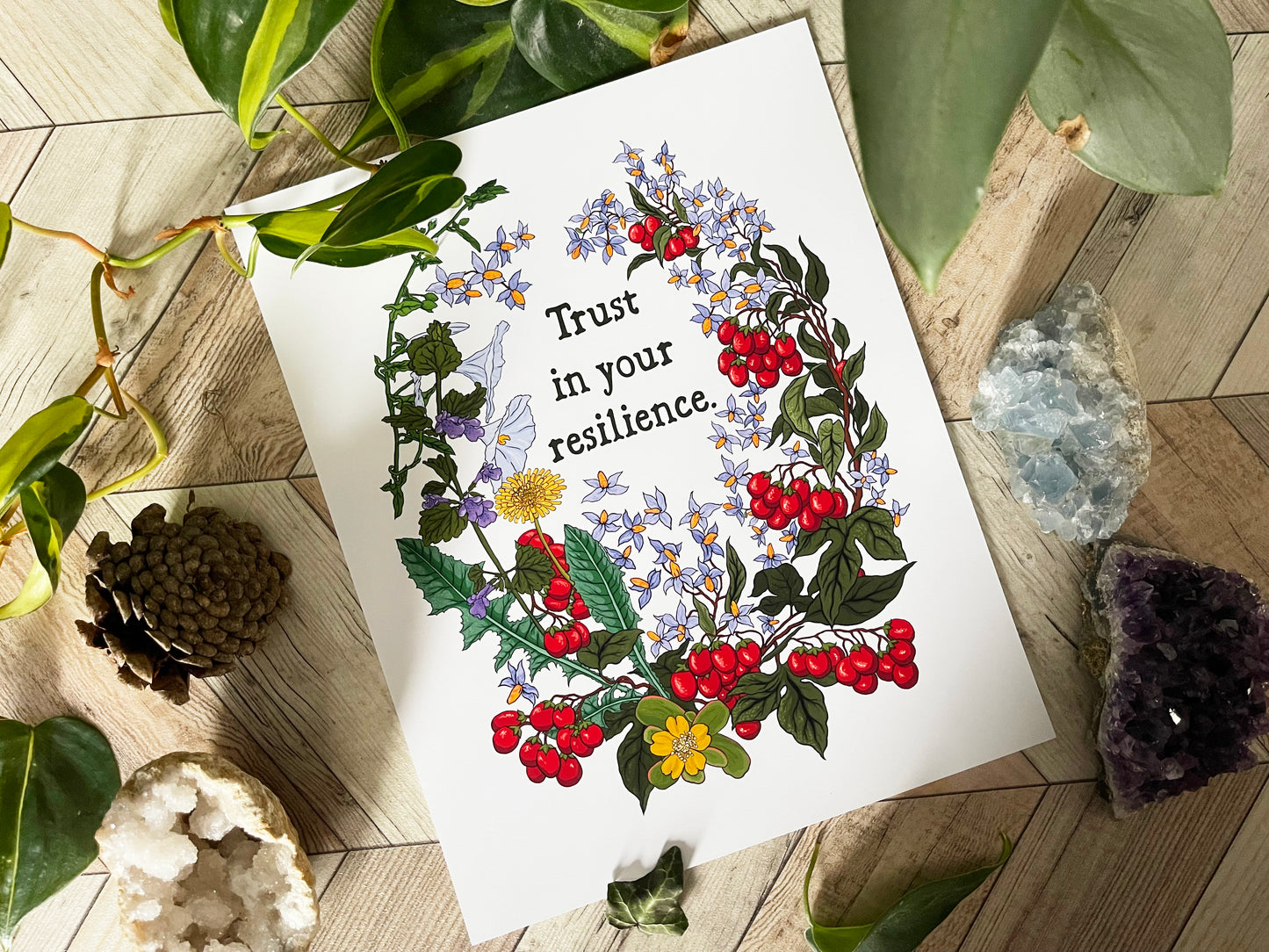 Trust In Your Resilience: Self Care Print
