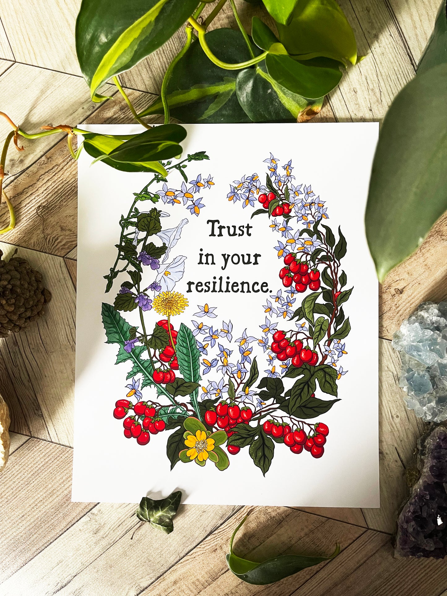 Trust In Your Resilience: Self Care Print