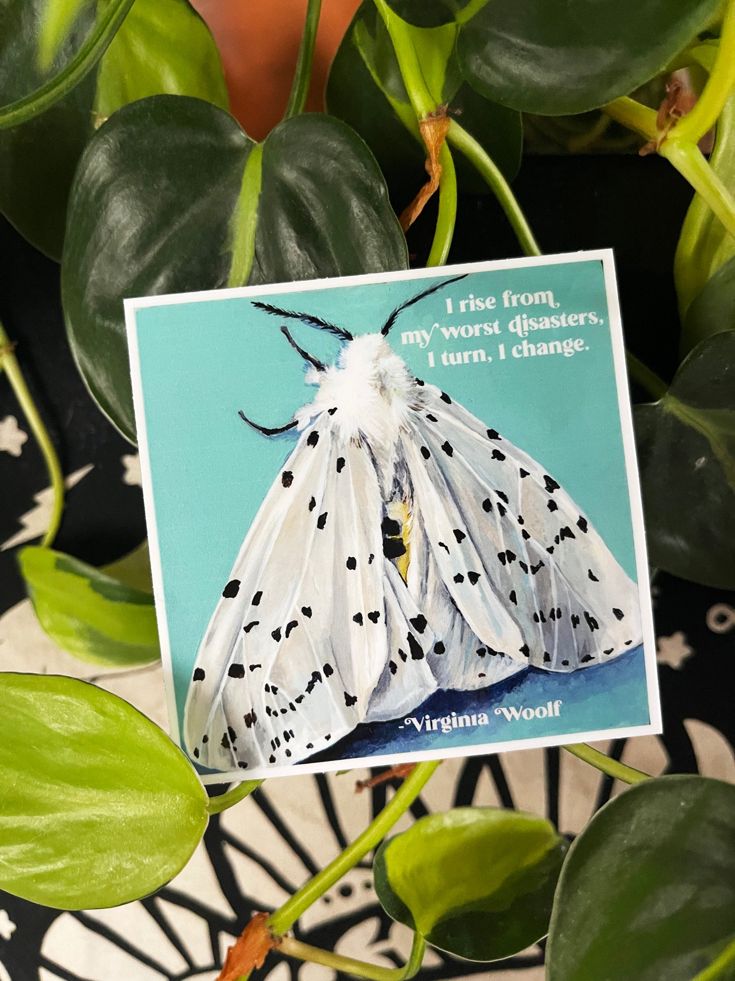 I Rise From My Worst Disasters I Turn I Change, Virginia Woolf: Feminist Sticker