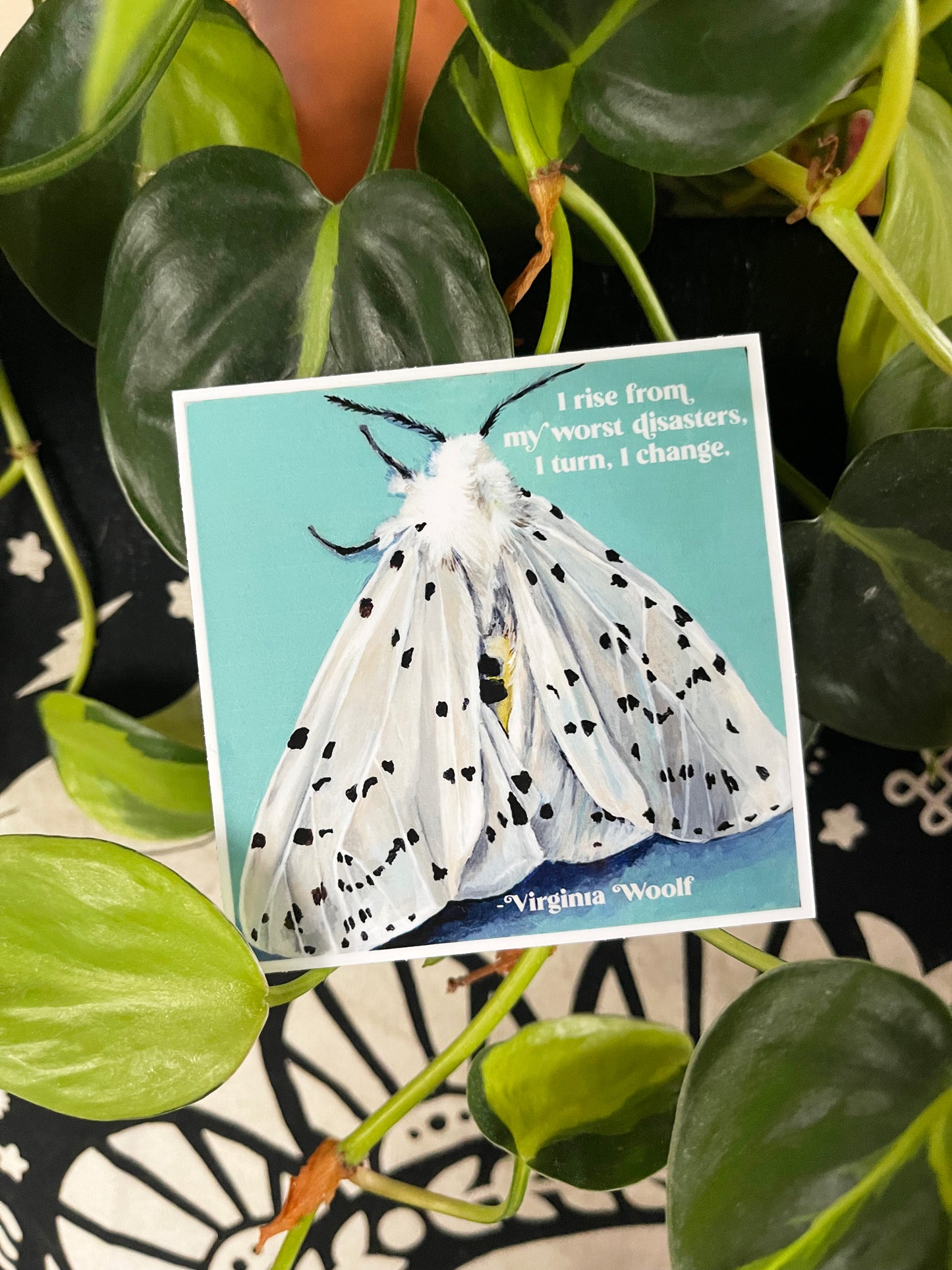 I Rise From My Worst Disasters I Turn I Change, Virginia Woolf: Feminist Sticker