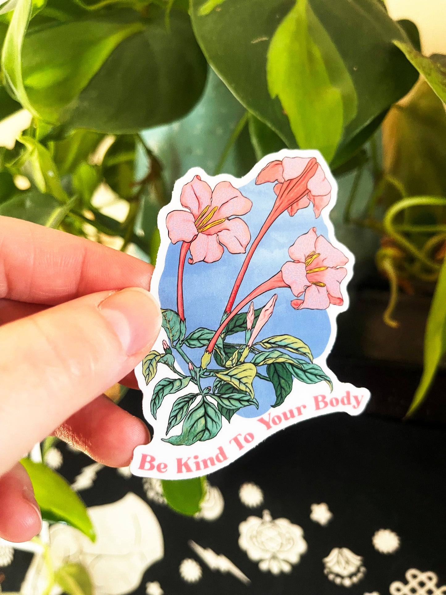 Be Kind To Your Body: Feminist Sticker