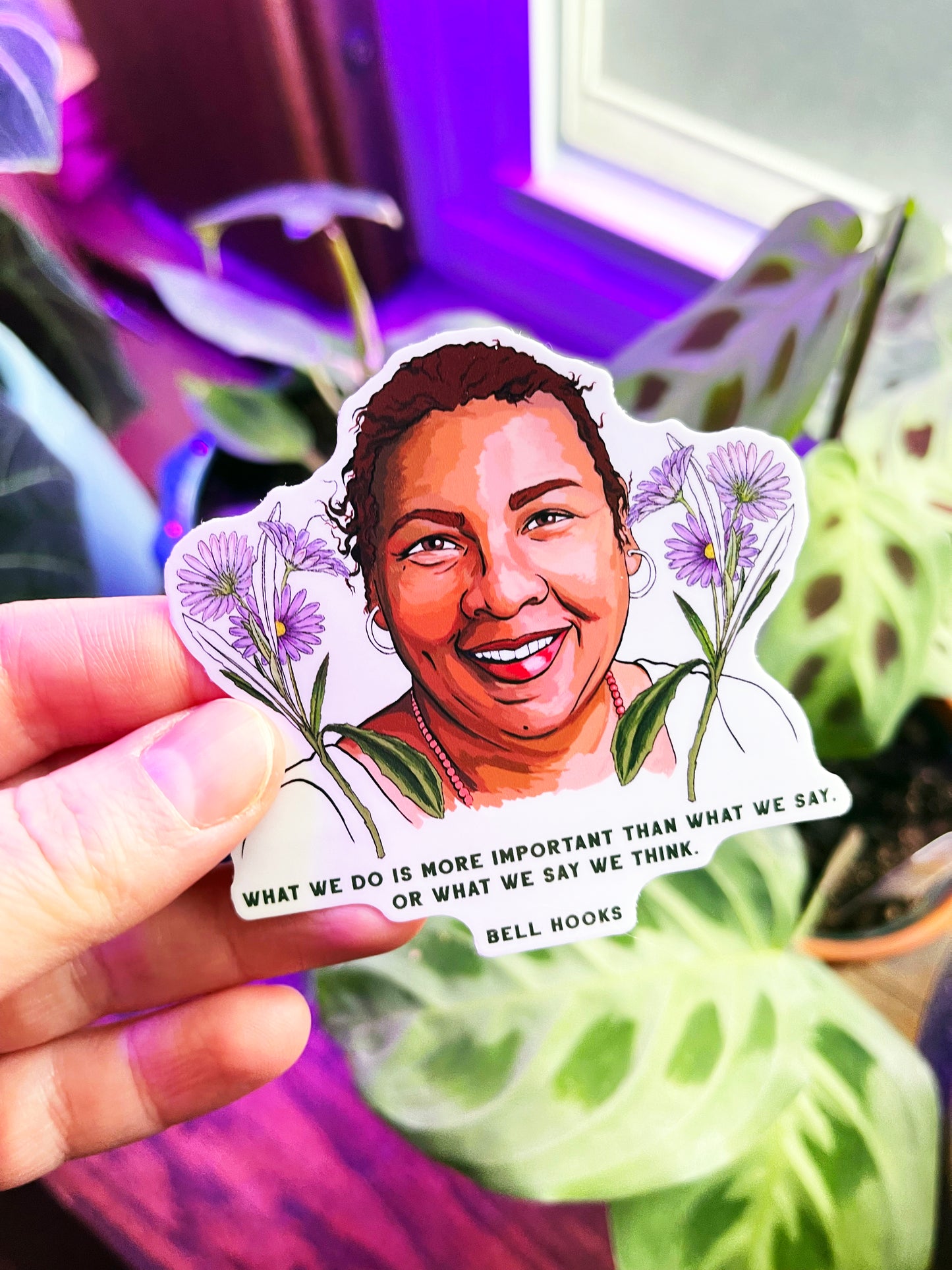 What we do matters, bell hooks: feminist sticker