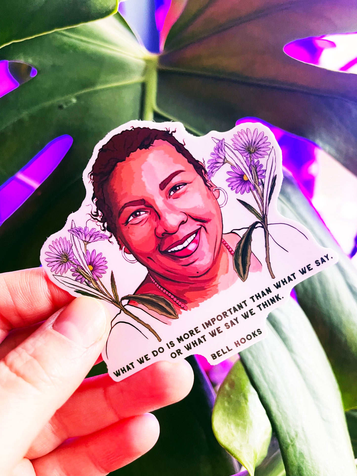 What we do matters, bell hooks: feminist sticker