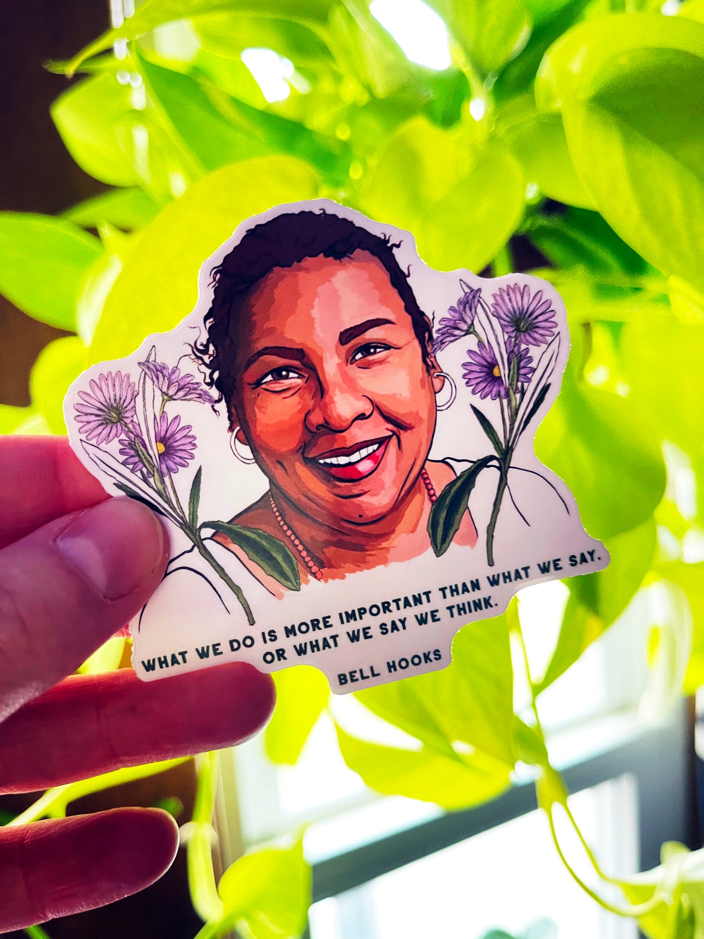 What we do matters, bell hooks: feminist sticker
